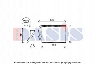 AKS DASIS 820374n -  Испаритель, кондиционер